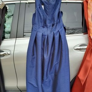 Navy Blue Bridesmaid Dress